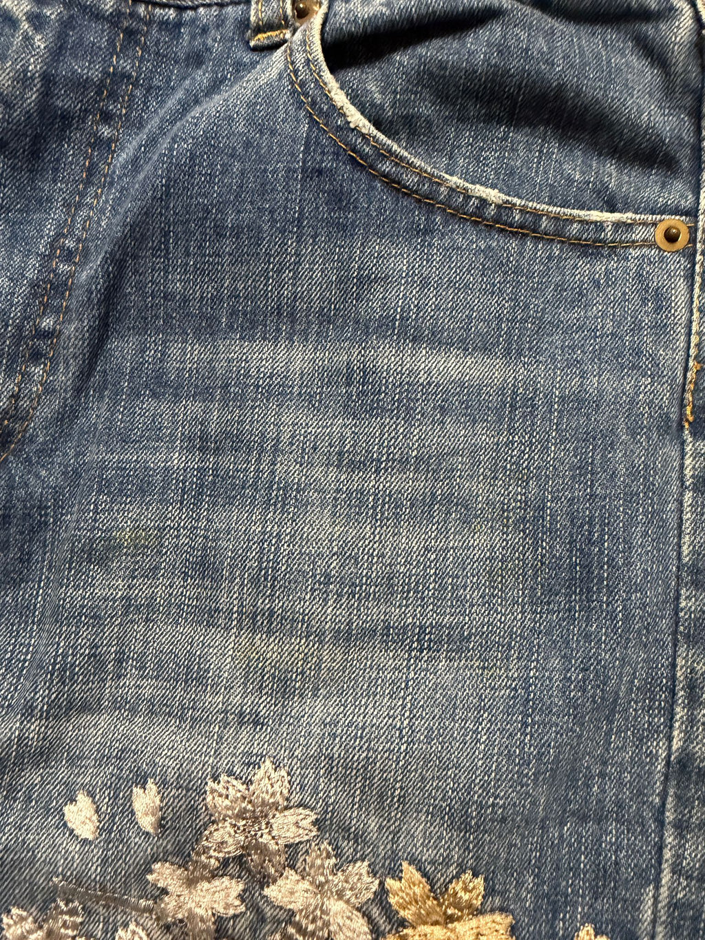Japanese Print Jeans (W30)