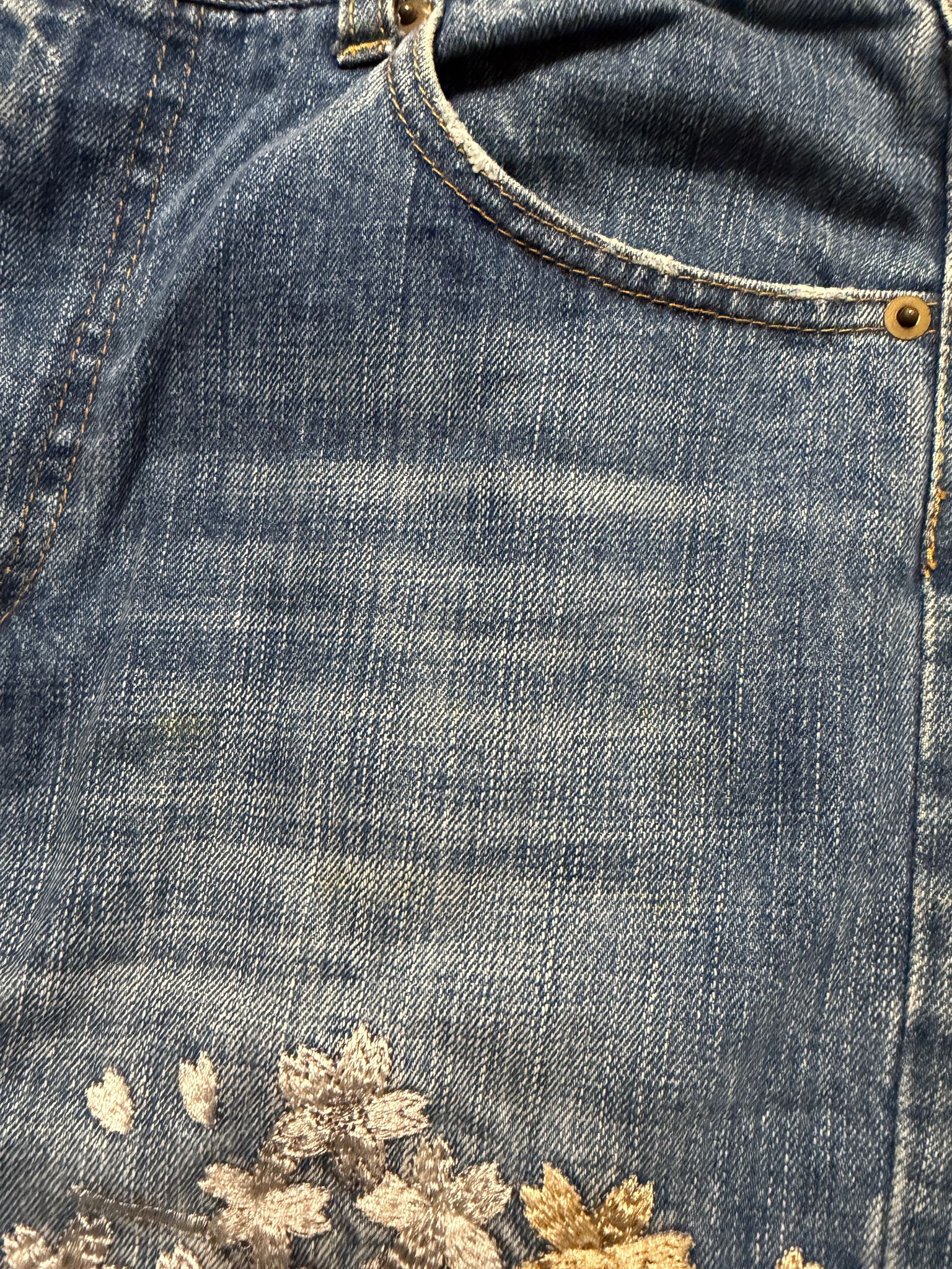 Japanese Print Jeans (W30)