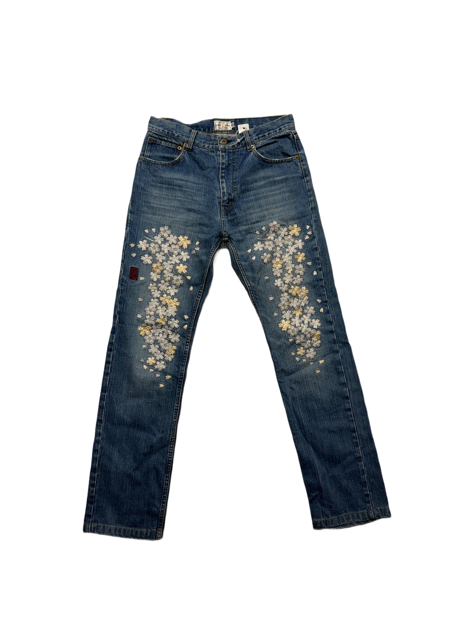 Japanese Print Jeans (W30)